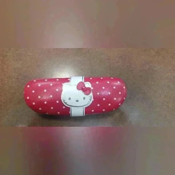 Hello Kitty Hardcover Clamshell Glasses Case with  Kids Frames - Picture 3 of 10